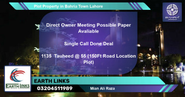 Residential Plot for Sale in Bahria Town, Lahore - (BP-41992)