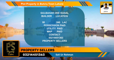 Residential Plot for Sale in Bahria Town, Lahore - (BP-42026)