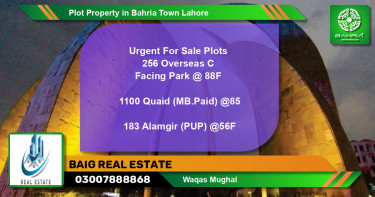 Residential Plot for Sale in Bahria Town, Lahore - (BP-42141)