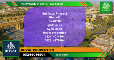 Residential Plot for Sale in Bahria Town, Lahore - (BP-42164)