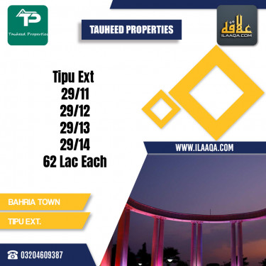 5 Marla Residential Plot for Sale in Sector F - Tipu Sultan Ext. -  Bahria Town, Lahore - (BP-422599)