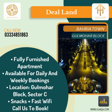 500 Sq. Ft. Residential Apartment for Rent in Sector C - Gulmohar Block -  Bahria Town, Lahore - (BP-426935)