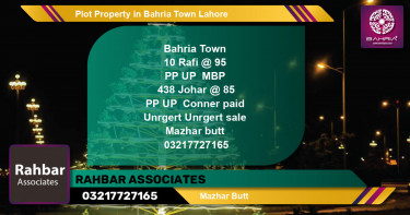Residential Plot for Sale in Bahria Town, Lahore - (BP-42740)