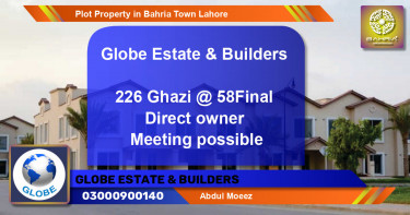 Residential Plot for Sale in Bahria Town, Lahore - (BP-42745)