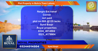 Residential Plot for Sale in Bahria Town, Lahore - (BP-42755)