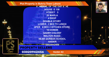 Residential Plot for Sale in Bahria Town, Lahore - (BP-42782)