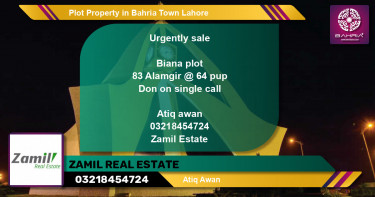 Residential Plot for Sale in Bahria Town, Lahore - (BP-42786)