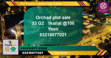 Residential Plot for Sale in Bahria Town, Lahore - (BP-42793)