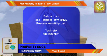 Residential Plot for Sale in Bahria Town, Lahore - (BP-42797)