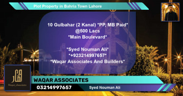 Residential Plot for Sale in Bahria Town, Lahore - (BP-42822)
