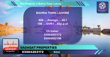 Residential Plot for Sale in Bahria Town, Lahore - (BP-42828)