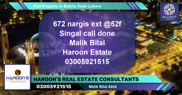 Residential Plot for Sale in Bahria Town, Lahore - (BP-42831)