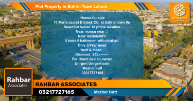 Residential Plot for Sale in Bahria Town, Lahore - (BP-42832)