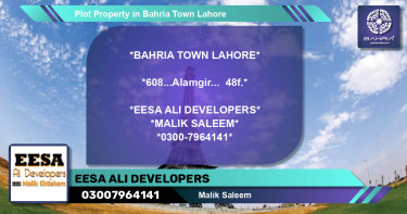 Residential Plot for Sale in Bahria Town, Lahore - (BP-42845)