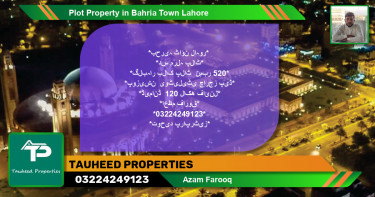Residential Plot for Sale in Bahria Town, Lahore - (BP-42846)