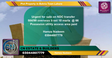 Residential Plot for Sale in Bahria Town, Lahore - (BP-42864)