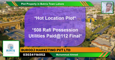 Residential Plot for Sale in Bahria Town, Lahore - (BP-42881)