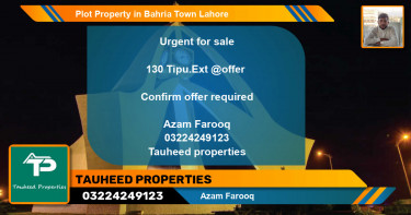 Residential Plot for Sale in Bahria Town, Lahore - (BP-42933)