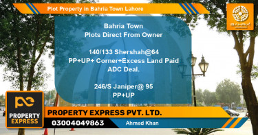Residential Plot for Sale in Bahria Town, Lahore - (BP-42995)