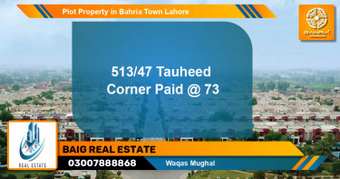 Residential Plot for Sale in Bahria Town, Lahore - (BP-43005)