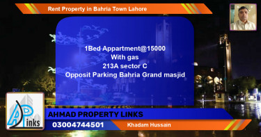Residential Property for Rent in Bahria Town, Lahore - (BP-43038)