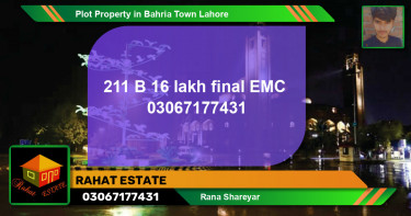 Residential Plot for Sale in Bahria Town, Lahore - (BP-43204)