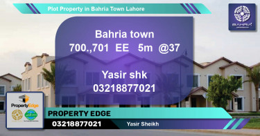 Residential Plot for Sale in Bahria Town, Lahore - (BP-43232)