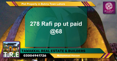 Residential Plot for Sale in Bahria Town, Lahore - (BP-43264)