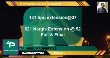 Residential Plot for Sale in Bahria Town, Lahore - (BP-43268)