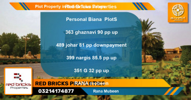Residential Plot for Sale in Bahria Town, Lahore - (BP-43311)
