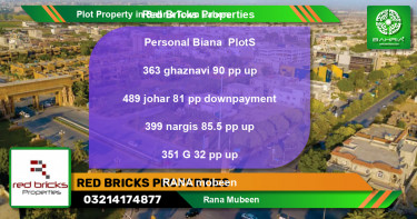 Residential Plot for Sale in Bahria Town, Lahore - (BP-43312)