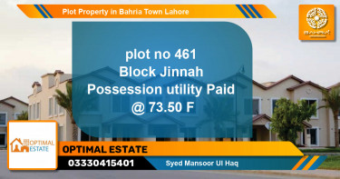 Residential Plot for Sale in Bahria Town, Lahore - (BP-43346)