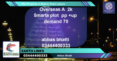 Residential Plot for Sale in Bahria Town, Lahore - (BP-43363)