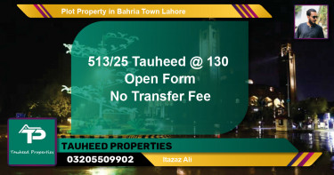 Residential Plot for Sale in Bahria Town, Lahore - (BP-43380)