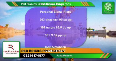 Residential Plot for Sale in Bahria Town, Lahore - (BP-43388)
