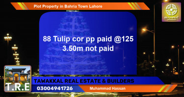 Residential Plot for Sale in Bahria Town, Lahore - (BP-43394)