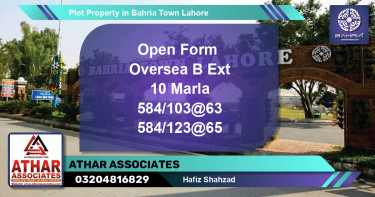 Residential Plot for Sale in Bahria Town, Lahore - (BP-43441)