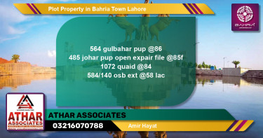 Residential Plot for Sale in Bahria Town, Lahore - (BP-43447)