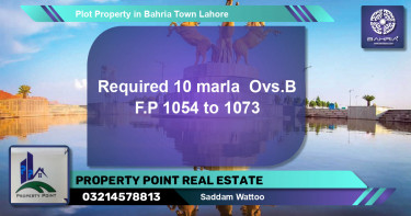 Residential Plot for Sale in Bahria Town, Lahore - (BP-43489)