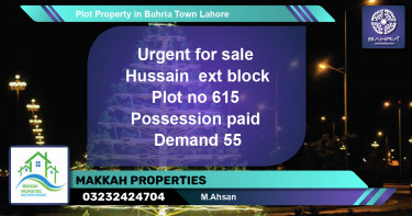 Residential Plot for Sale in Bahria Town, Lahore - (BP-43511)