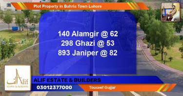 Residential Plot for Sale in Bahria Town, Lahore - (BP-43540)
