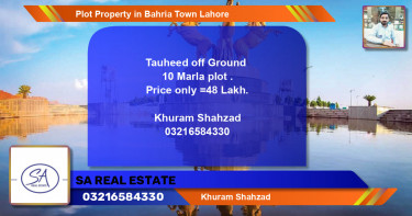 Residential Plot for Sale in Bahria Town, Lahore - (BP-43554)