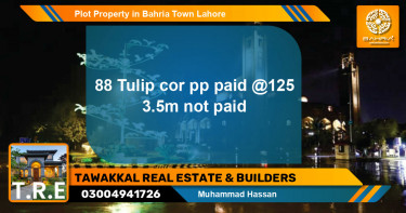 Residential Plot for Sale in Bahria Town, Lahore - (BP-43710)