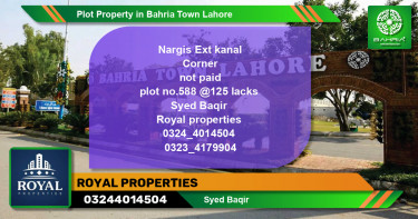 Residential Plot for Sale in Bahria Town, Lahore - (BP-43734)