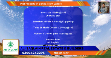 Residential Plot for Sale in Bahria Town, Lahore - (BP-43766)
