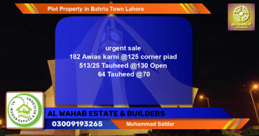 Residential Plot for Sale in Bahria Town, Lahore - (BP-43768)