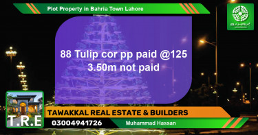 Residential Plot for Sale in Bahria Town, Lahore - (BP-43769)