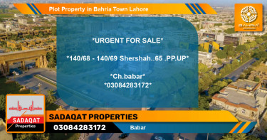 Residential Plot for Sale in Bahria Town, Lahore - (BP-43837)