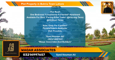Residential Plot for Sale in Bahria Town, Lahore - (BP-43877)
