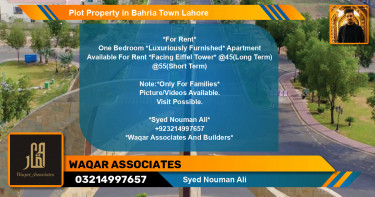 Residential Plot for Sale in Bahria Town, Lahore - (BP-43885)